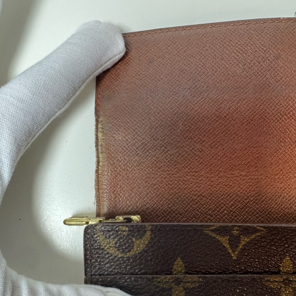 Louis Vuitton Women’s Vintage Dark Brown Monogram Long Wallet - Picture 8 of 14